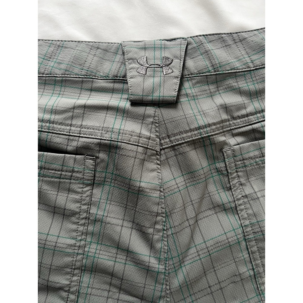 Under Armour Mens 34 HeatGear Golf Preppy Dadcore Performance Shorts (125) - Picture 7 of 9